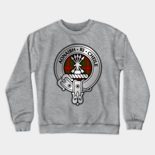 Clan Cameron Crest & Tartan Crewneck Sweatshirt